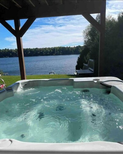 Magnifique Chalet Style Scandinave au Bord du Lac-simon