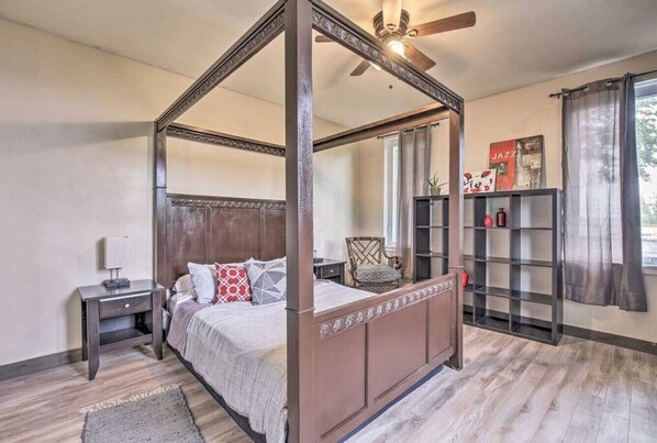 1 habitación, escritorio, tabla de planchar con plancha y wifi 