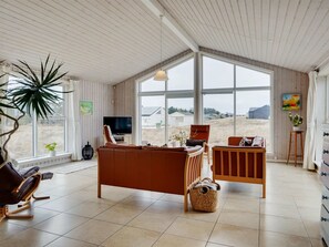 Télévision, cheminée, lecteur de DVD