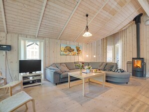 TV, fireplace, DVD player