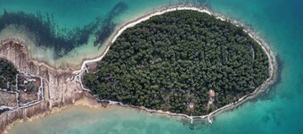 Neues Ferienhaus mit 2 Terrassen, direkt am Meer - ein Traum umgeben von Wald
