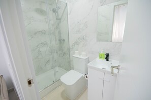 Shower, hair dryer
