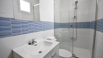 Een douche, een haardroger