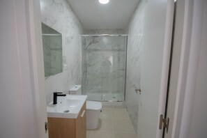 Shower, hair dryer