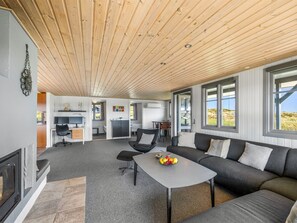 Fernseher, Kamin