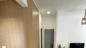 Una televisión de pantalla plana