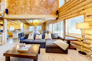 Fernseher, Kamin