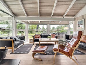 Televisión, chimenea y reproductor de DVD 