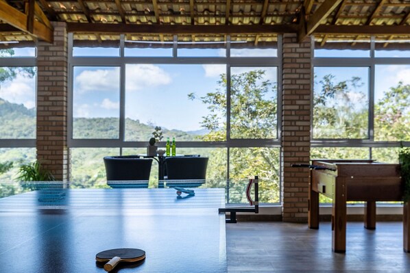 Blick von der Unterkunft