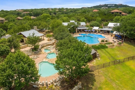 Pool. Jonestown Retreat: Pickleball + Massage Chair + Poker