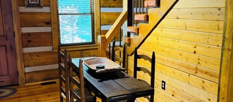Yadkin River Lodge-cozy stay on the bluffs overlooking the Yadkin River.