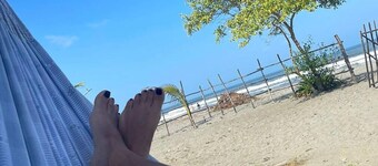 Cabaña Encanto del Viento, casa frente al mar.
Se admiten mascotas 