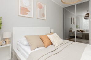 Appartement, 1 slaapkamer, balkon | 1 slaapkamer, beddengoed