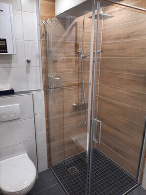 Shower, towels, soap, toilet paper - 2 Bedroom Apartment in Ellenz-Poltersdorf (Ellenz-Poltersdorf)