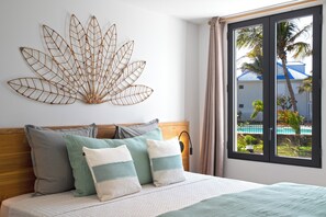 1 bedroom, in-room safe, desk, iron/ironing board - Appartement vue Mer, Accès Direct Plage D'orient Bay (Orient-Bay)