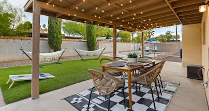 Pool Fire Pit Ping-Pong