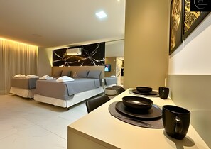 Apartment | 1 bedroom, pillowtop beds, desk, laptop workspace - LM UNITY CABO BRANCO (João Pessoa)