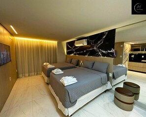 Apartment | 1 bedroom, pillowtop beds, desk, laptop workspace - LM UNITY CABO BRANCO (João Pessoa)