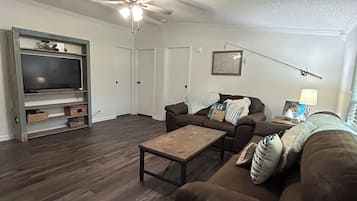 Smart-TV, DVD-Player, Bücher, Videothek