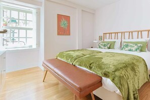 2 dormitorios, tabla de planchar con plancha, wifi gratis y ropa de cama
