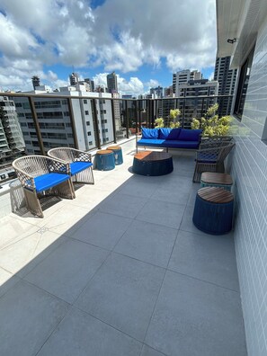 Rooftop terrace - Melhores Flats (João Pessoa)