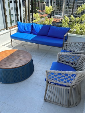 Terrasse sur le toit