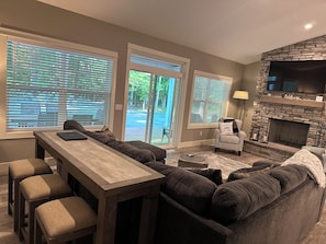 Smart TV, fireplace, video games, books - New Home. Completed in August of 2023. This home spared no expense! (Thompsonville)