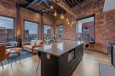 Interior. The Exchange. Big Luxury Loft, XCHNG. Modern Loft in the heart of Effingham.