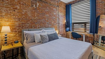 1 bedroom, iron/ironing board, travel crib, WiFi
