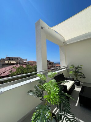Terrace/patio - Studio apartment in the center of Alghero for your holidayHere Downton Alghero (Alghero)