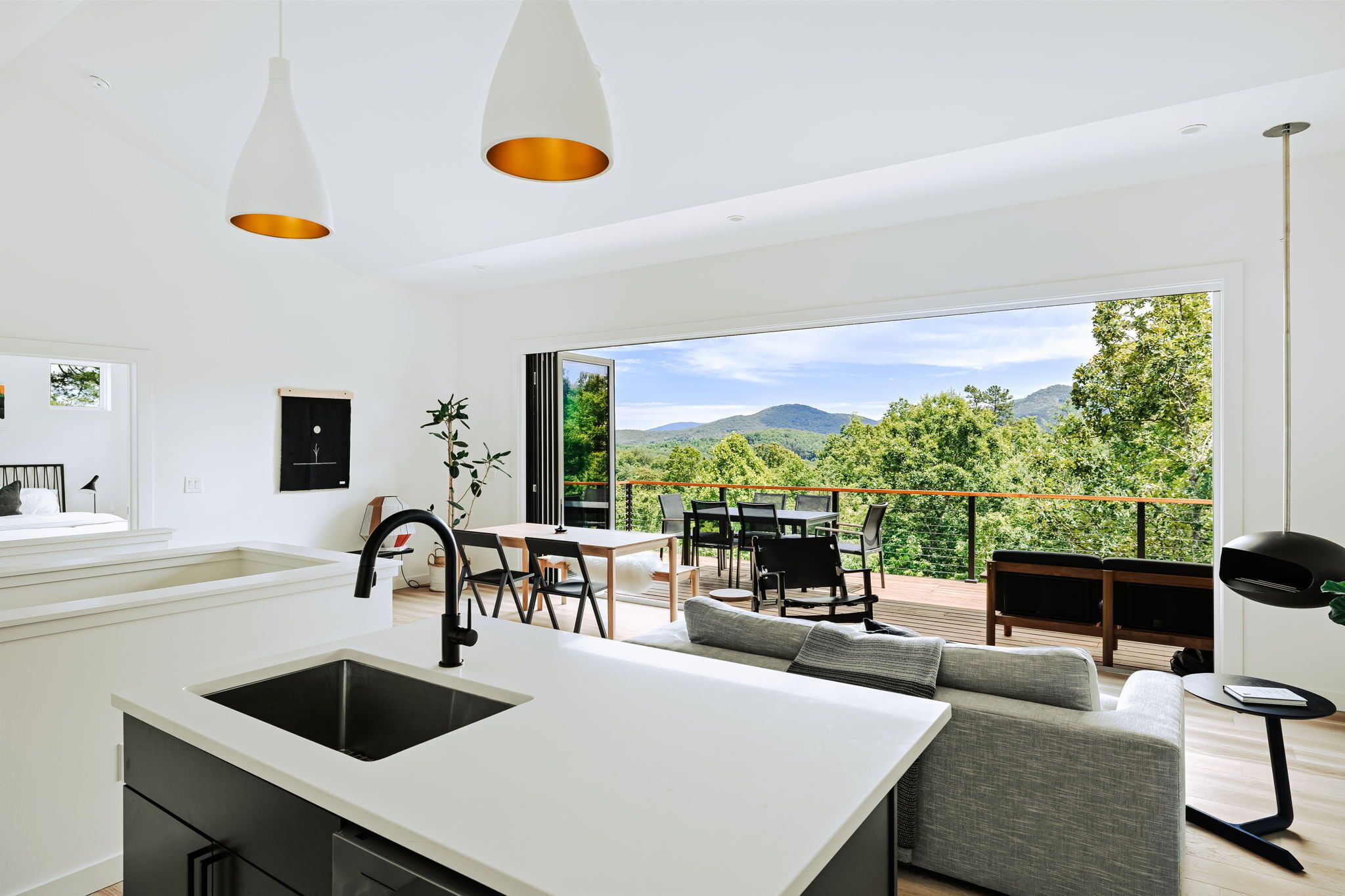 Smart TV, fireplace, video games