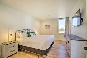 2 slaapkamers, een bureau, een strijkplank/strijkijzer, gratis wifi