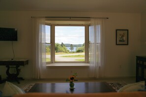 Interior - Peaceful vacation home with stunning ocean views and private woods (Hancock)