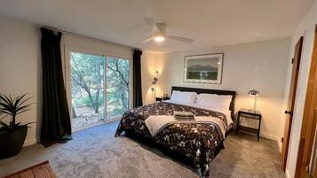 2 bedrooms, iron/ironing board, travel crib, WiFi