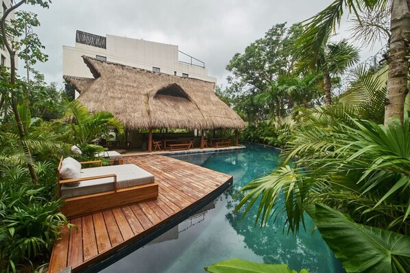 Pool - Dhalia -Private roof with pool & Beach Club Access (Tulum)