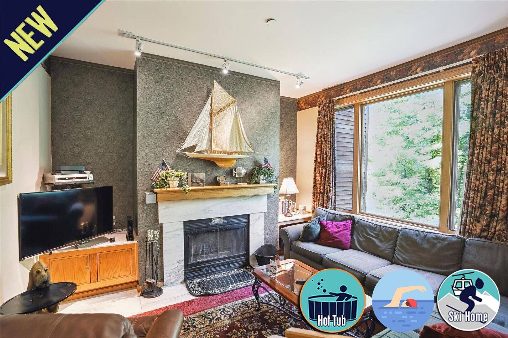 Wonderful condo located near the pool and hot tub Highridge J6