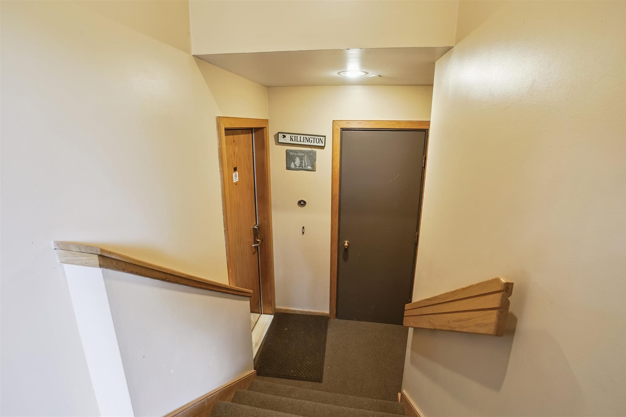 Shared Building Entry - The shared stairwell provides access to your private Highridge condo.