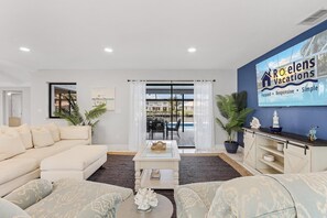 TV, fireplace, table tennis