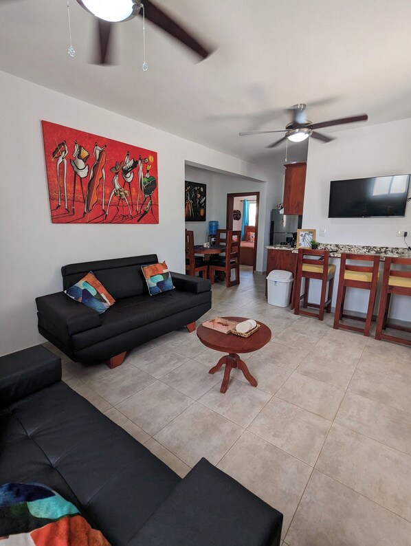 Living area - Beautiful condos on the Los Mangos golf course just minutes from the beach! (Puerto Plata)
