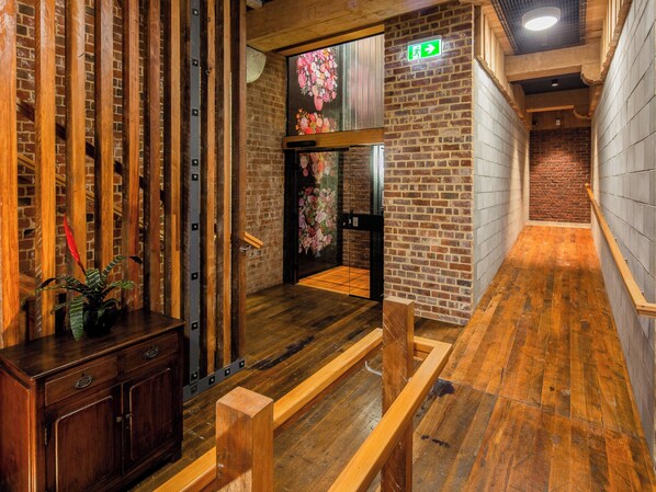 Interior entrance