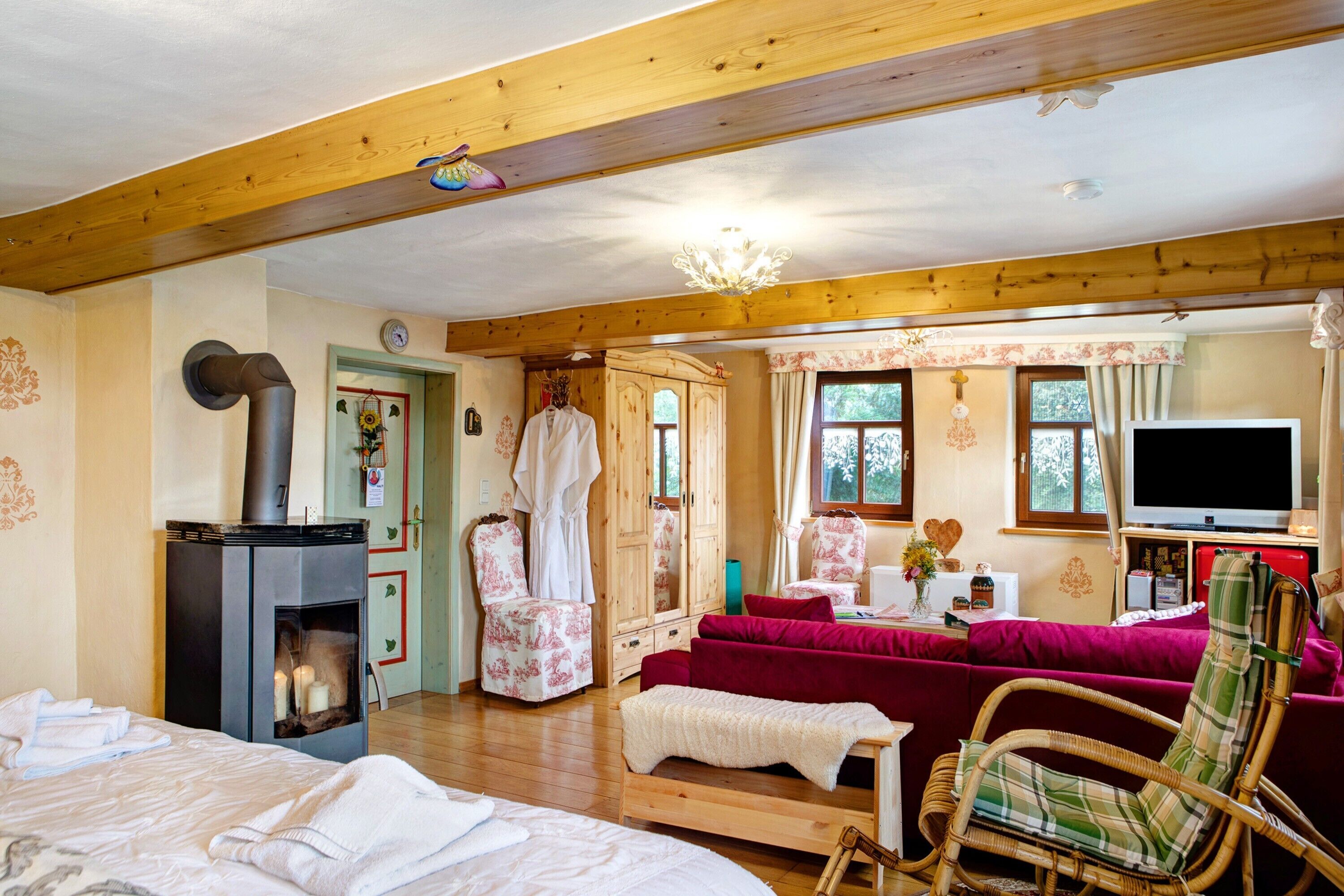 2 Schlafzimmer, Bügeleisen/Bügelbrett, kostenloses WLAN, Bettwäsche