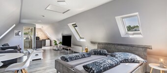 Appartement de vacances 'Klein Amerika' avec balcon et Wi-Fi