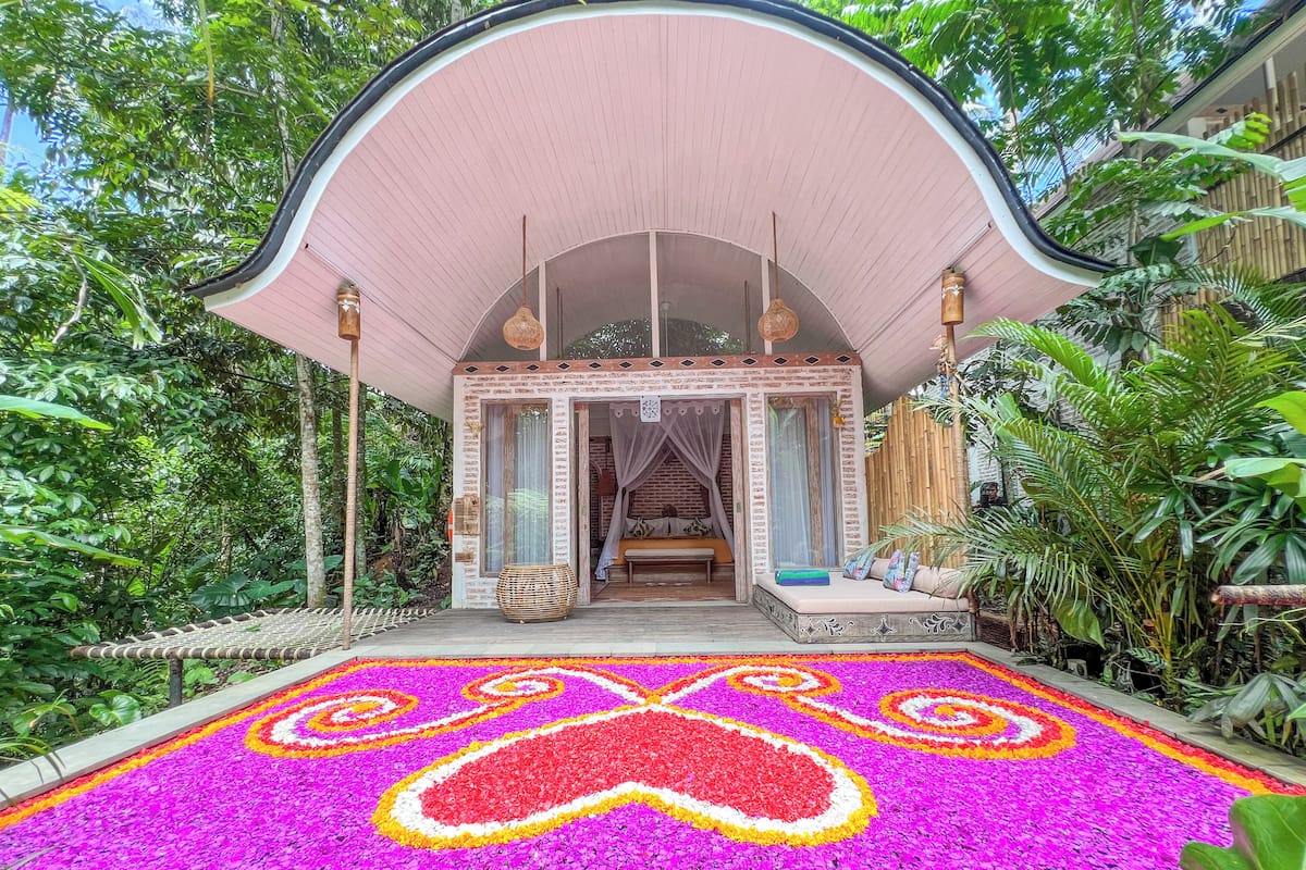 One Bedroom Villa with Hammock | Minibar, Wi-Fi gratis, dan seprai linen