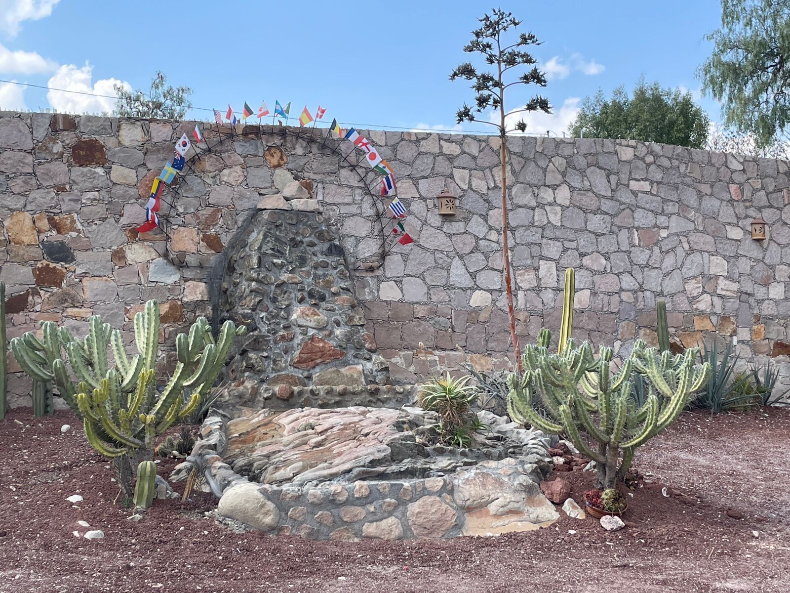 Overnatningsstedets indgangsparti