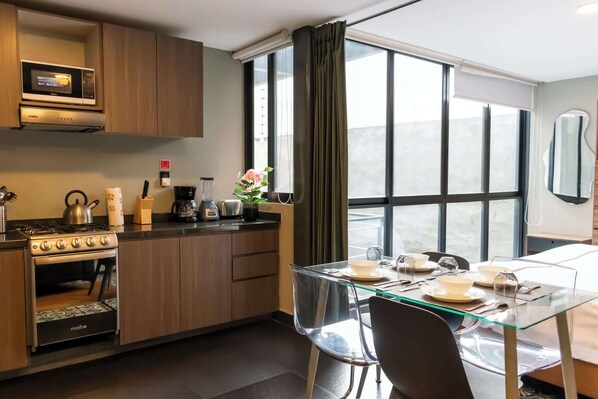Private kitchen - Amplio y Ubicado departamento en la condesa (Ciudad de México)