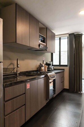 Private kitchen - Amplio y Ubicado departamento en la condesa (Ciudad de México)
