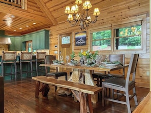 Dining - Blue Ridge Majestic Cabin: Aska Adventure | Games (Blue Ridge)