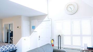 TV, fireplace, DVD player