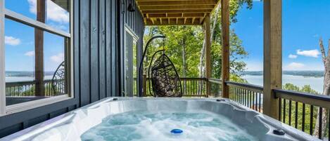 Baignoire à remous extérieure