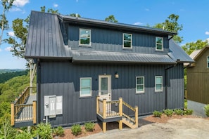 Exterior - Lux Cabin | Lake Views, EV Charger, Game Room! (Sevierville)